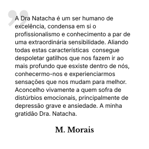Depoimento M. Morais