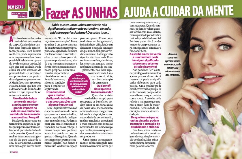 Revista Maria - Entrevista Unhas 1
