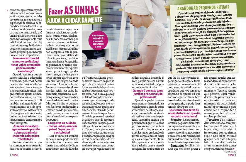 Revista Maria - Entrevista Unhas 2